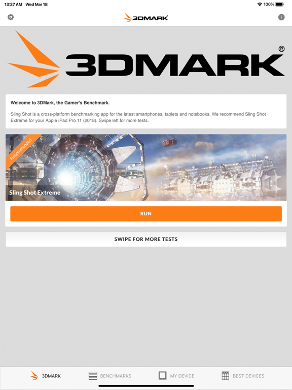 Screenshot #4 pour 3DMark Sling Shot Benchmark