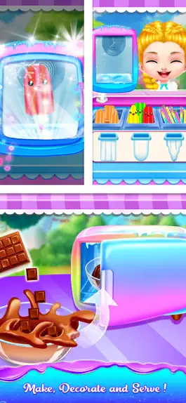 Game screenshot Frozen Ice Cream Games - Ice hack