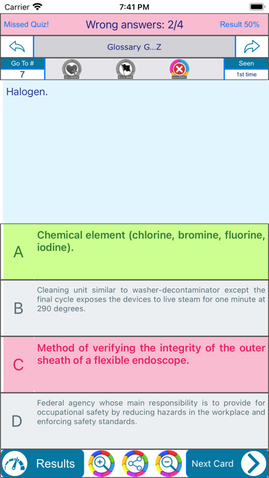 Sterile Processing Exam Review Screenshot