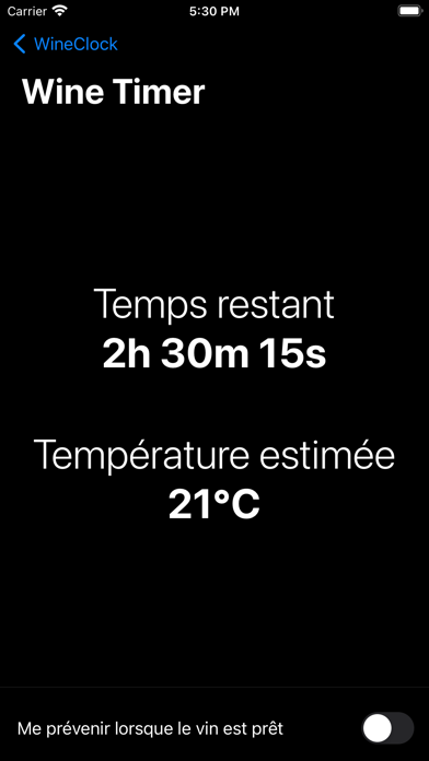 Screenshot #2 pour WineClock