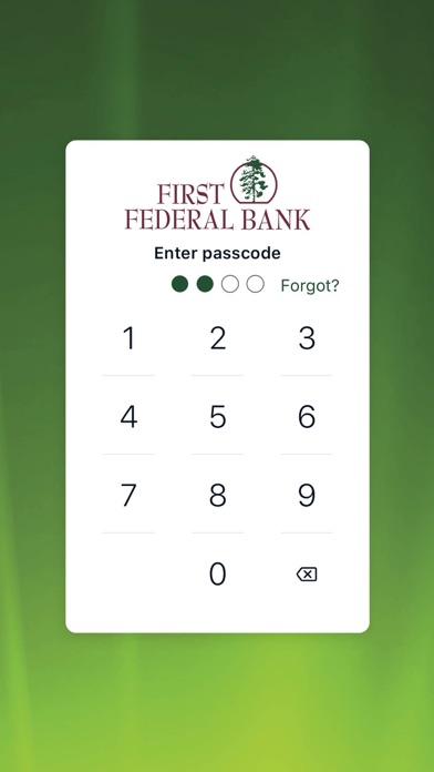 First Federal Bank Tuscaloosa Screenshot