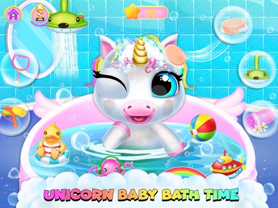 iPad Image of Unicorn Mommy Care Game
