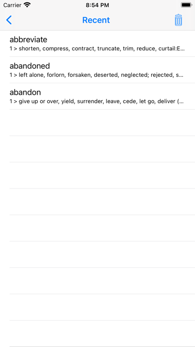 Screenshot #3 pour AZ Synonyms