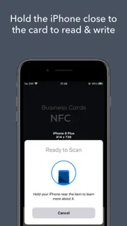 How to cancel & delete nfc business card - read write 3