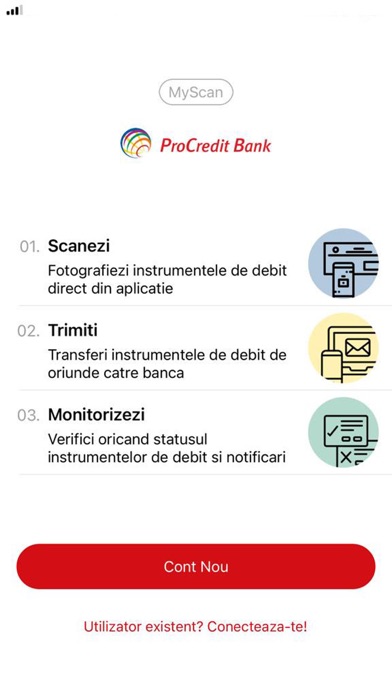 MyScan ProCredit Bank Romania Screenshot