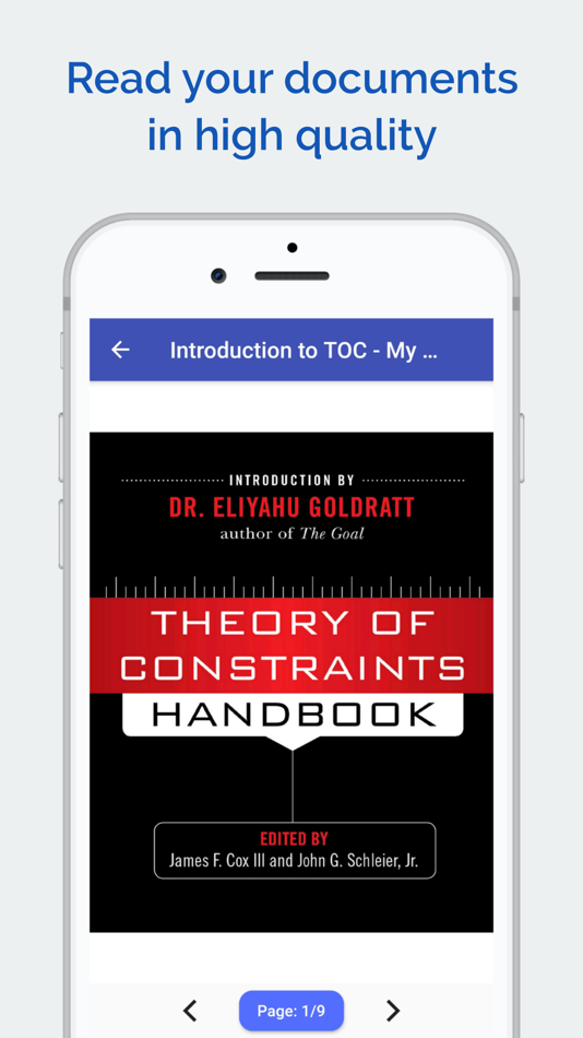 #3. TOC Reader (iOS) Podle: Goldratt Marketing Ltd.