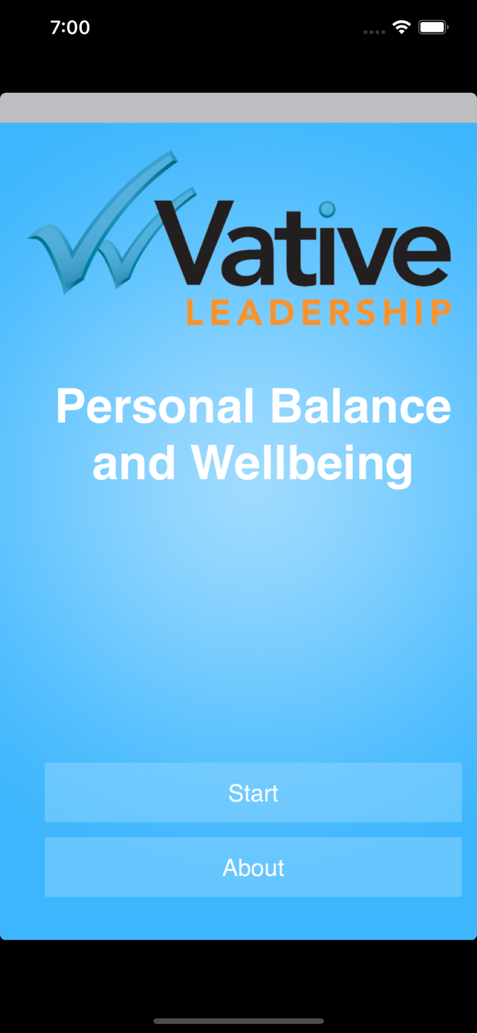 Balance and Wellbeing