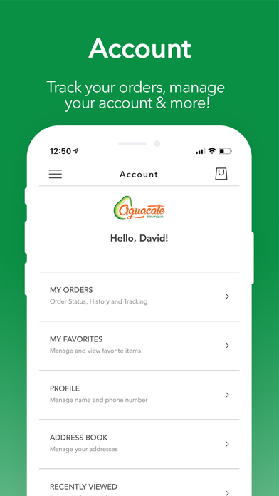 Aguacate Boutique Screenshot