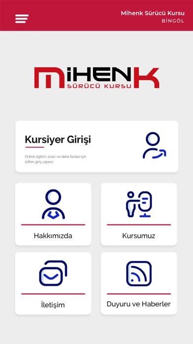 Mihenk Sürücü Kursu Screenshot