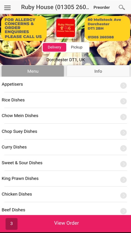 Ruby House Chinese, Dorchester