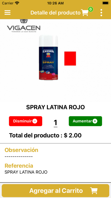 Ferreteria Vigacen Screenshot
