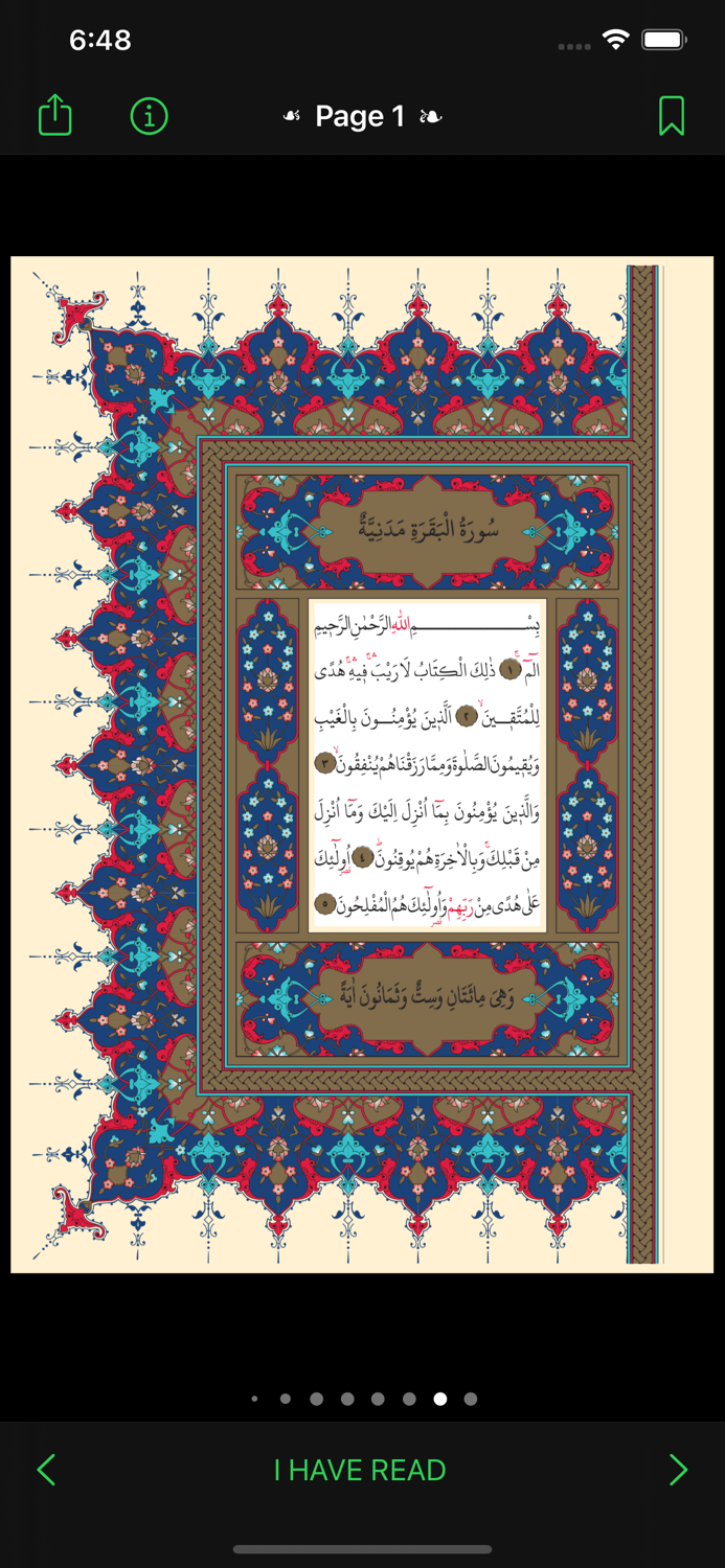 One Page Read Quran Every Day