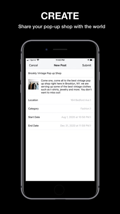 POP-UP SHOP Screenshot