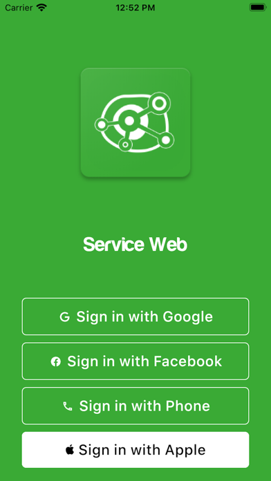 Service Web Screenshot