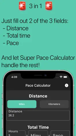 Game screenshot Super Pace Calculator apk