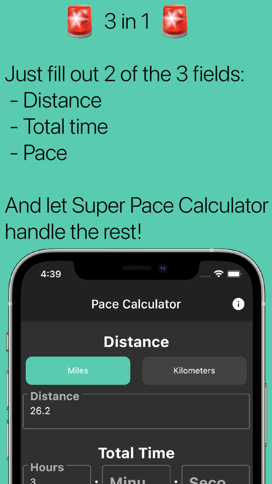 #2. Super Pace Calculator (iOS) 由: Jeffrey Leary