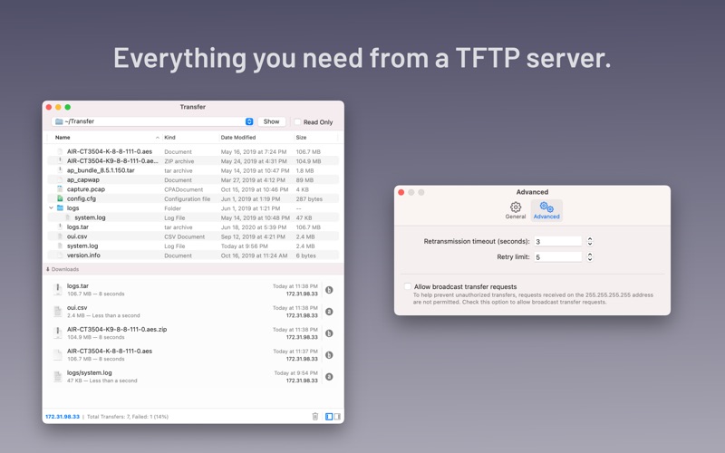 Transfer: TFTP Server