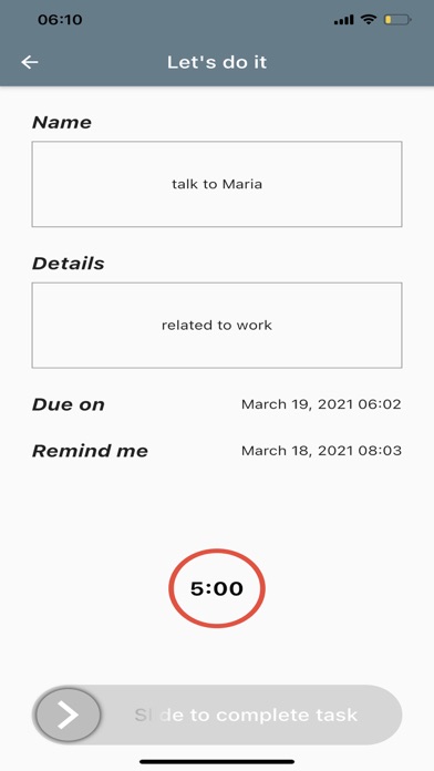 Todo sort Screenshot