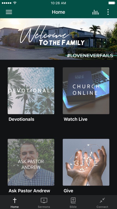 Agape Family Worship Centre Screenshot