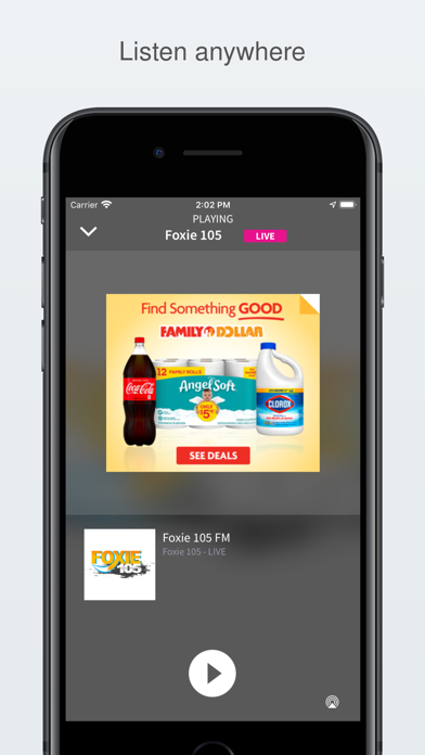 Foxie 105 FM - WFXE Screenshot