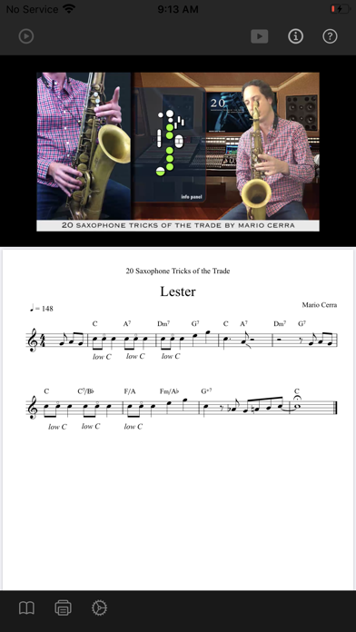 Screenshot #1 pour Saxophone Tricks of the Trade