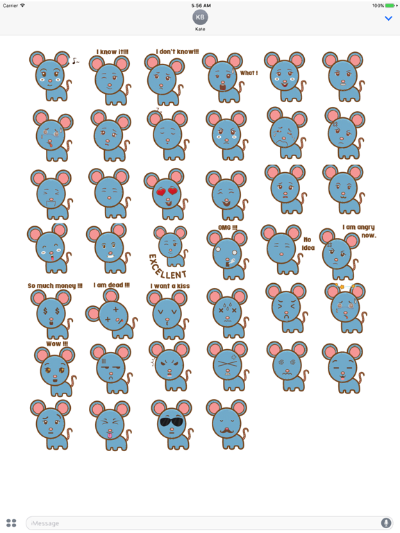 Screenshot #6 pour Sticker Me Lovely Mouse