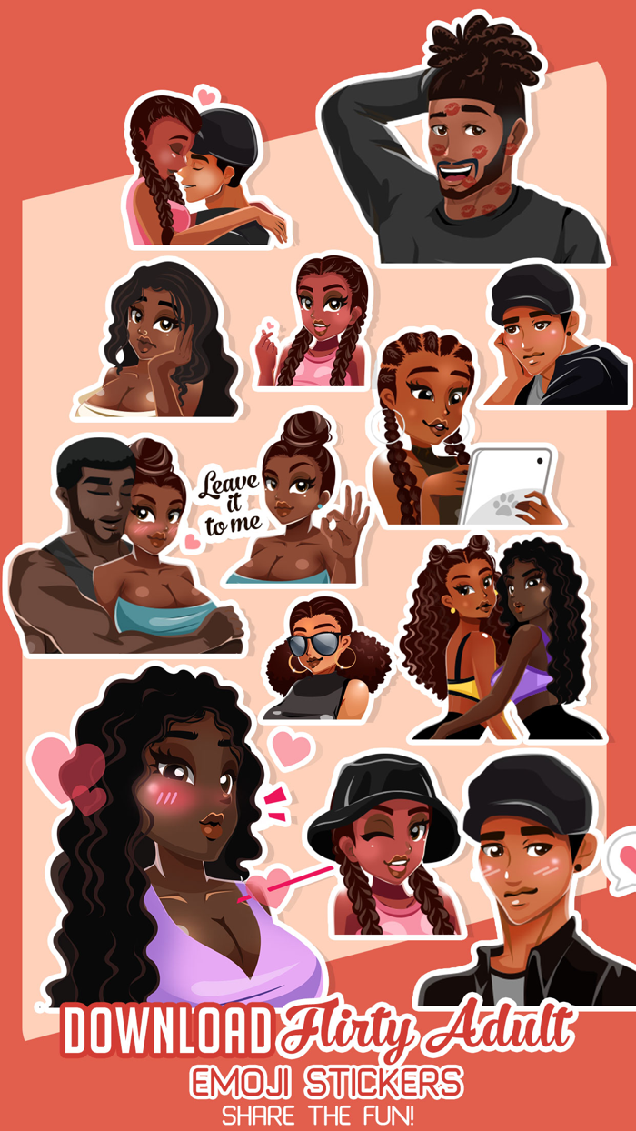 Flirty Adult Emoji Stickers