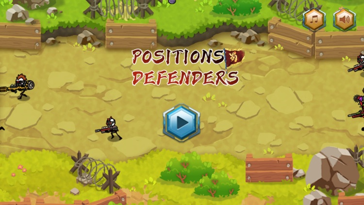 Positions defenders-Enemy raid