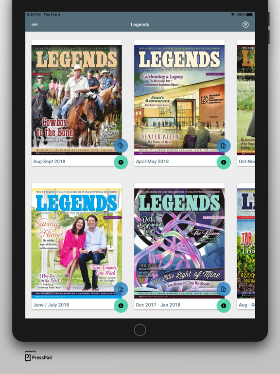 Screenshot #4 pour Legends Magazine