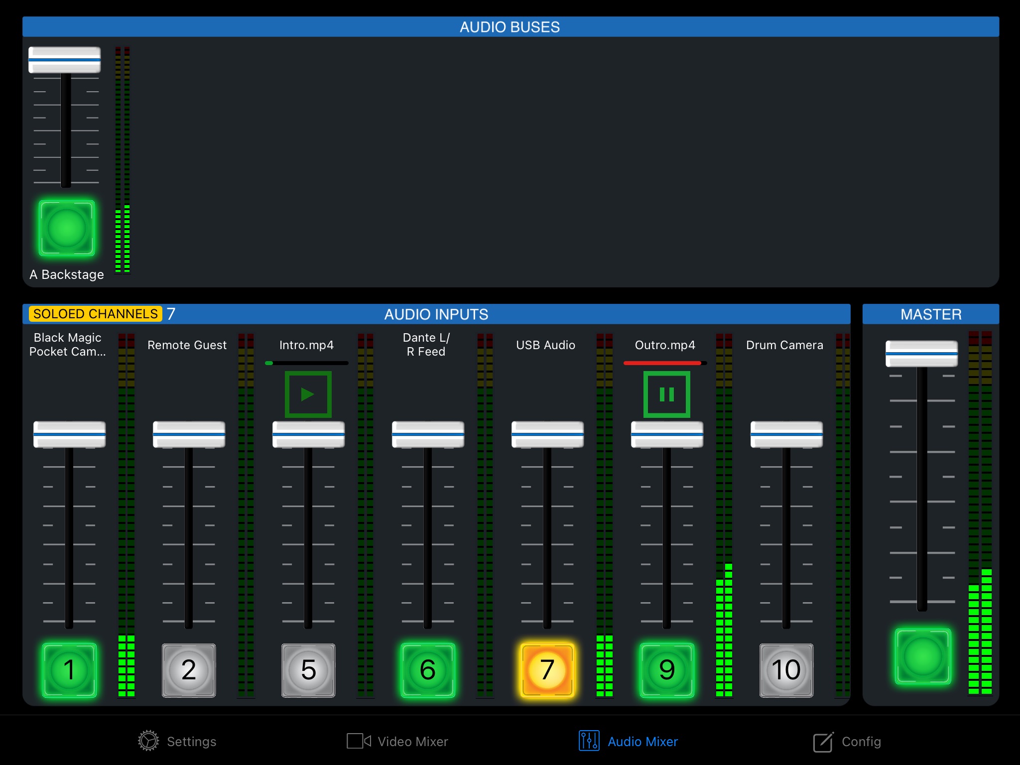 vMix Virtual Control Surface screenshot 3
