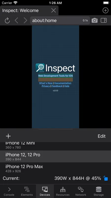 Inspect Browser screenshot 7 of 10