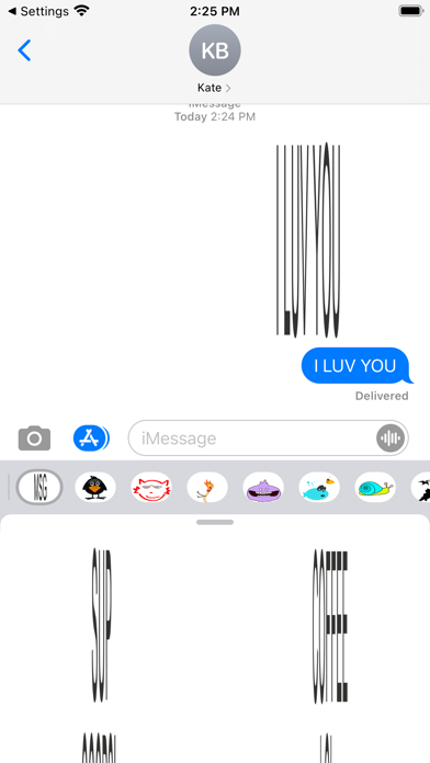 Screenshot #2 pour Secret MSG Sticker Pack