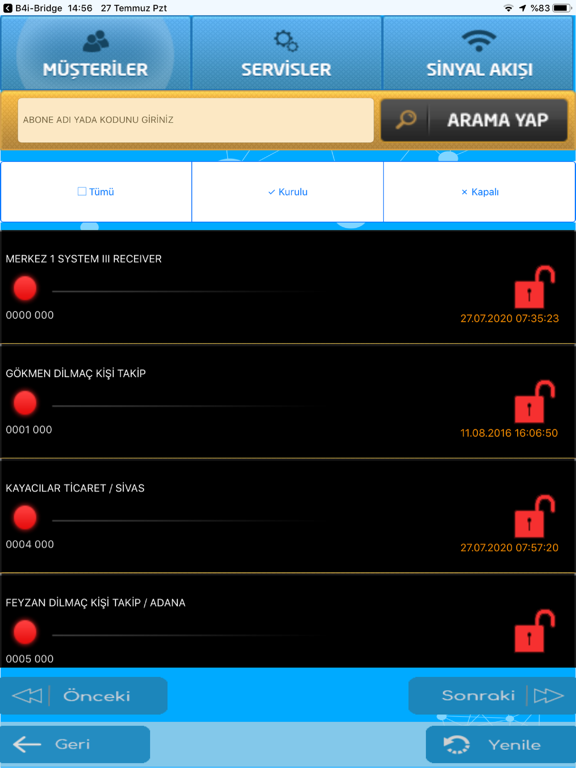 Screenshot #6 pour Merkez1 Alarm