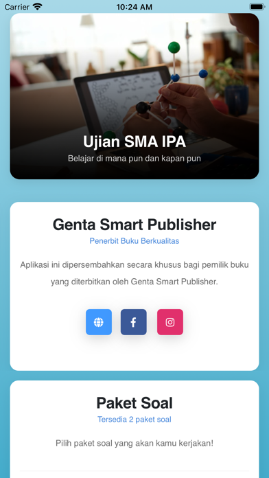 Ujian SMA IPA Screenshot