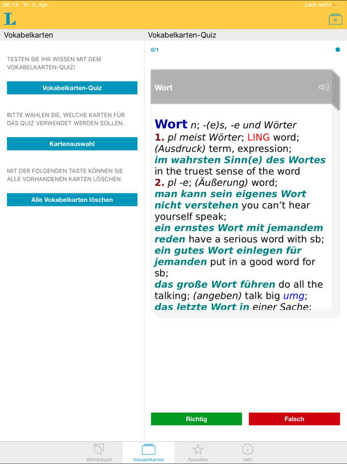 German English XL Dictionary