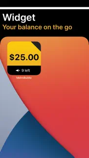 metrobuddy - balance tracker iphone screenshot 2