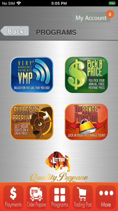 Screenshot 3 of Litter Quality Propane App