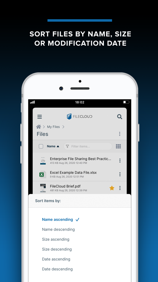 #6. FileCloud (iOS) By: CodeLathe Technologies Inc