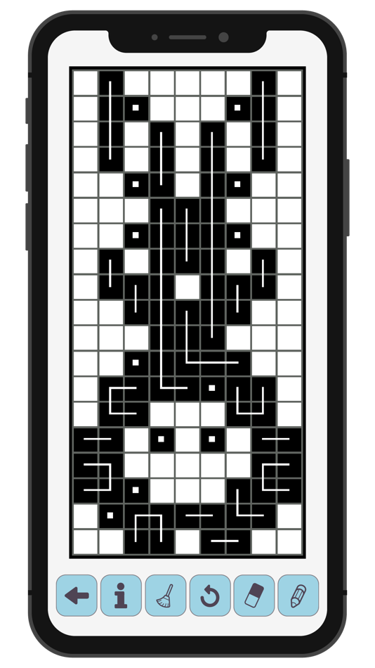 #5. FCross Link-a-Pix Puzzles (iOS) 由: Amir Kadyrov
