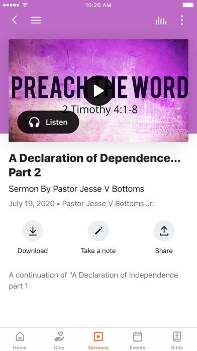 The Beulah Experience iPhone screenshot 3 - Education app