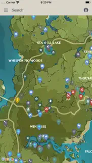 unofficial map: genshin impact iphone screenshot 1