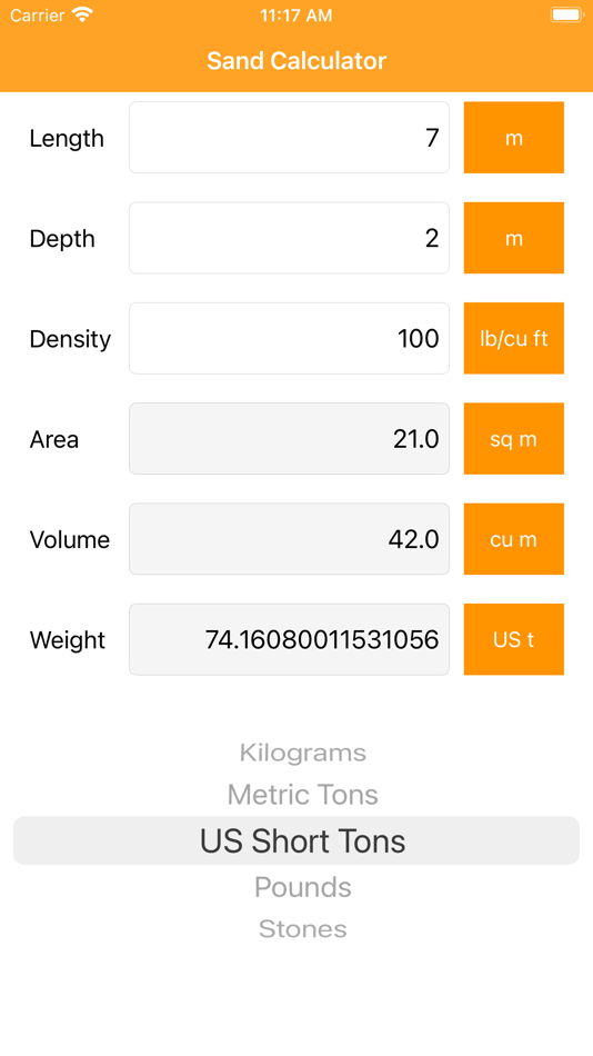 #5. Sand Calculator (iOS) 由: Anna Filobok