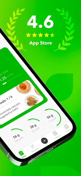Diet & Meal Planner by GetFit: Screenshot 2 von 8