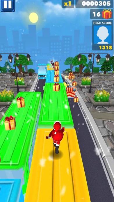 Santa's Christmas Subway Run Screenshot