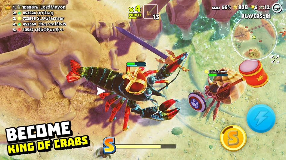 #4. King of Crabs (iOS) 由: Robot Squid Ltd