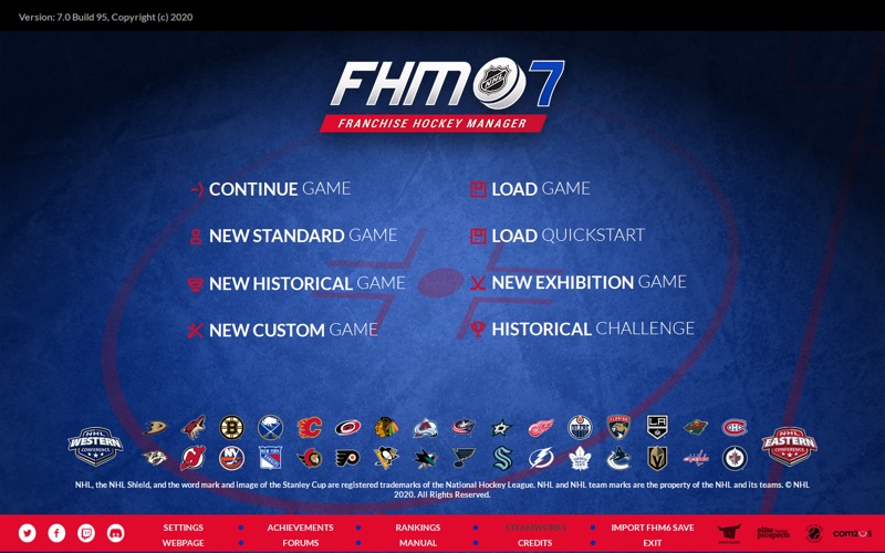 franchise hockey manager 7 iphone screenshot 1