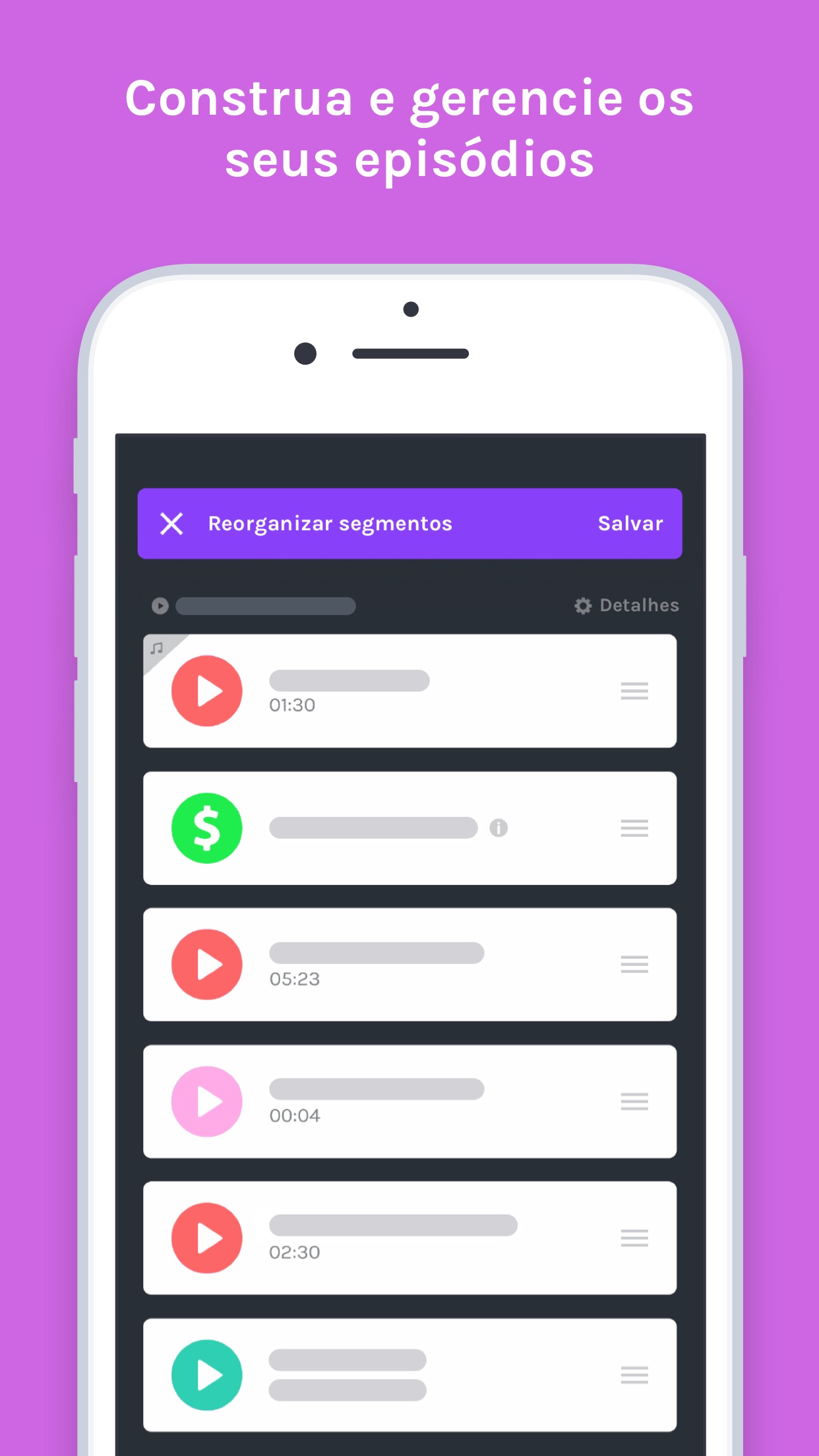 Screenshot do app Anchor - Faça seu podcast