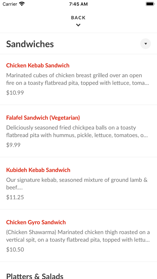 #3. Zendiggi Kebab House (iOS) 由: ChowNow