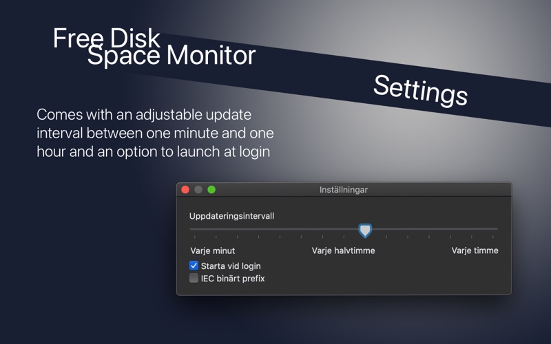 Screenshot #2 pour Free Disk Space Monitor
