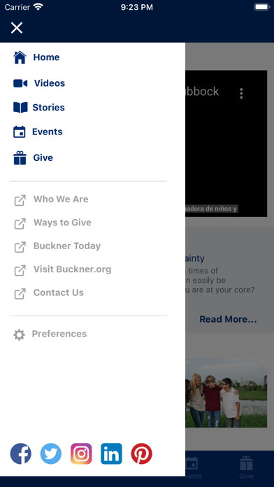 Buckner International Screenshot